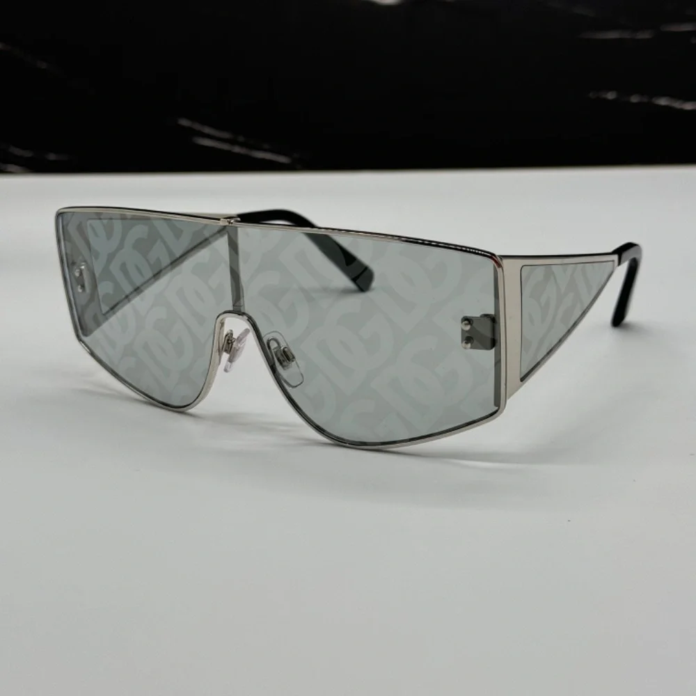 NEW DG2305 05/AL DOLCE&GABBANA SUNGLASSES OVERSIZED SILVER UNISEX EYEWEAR